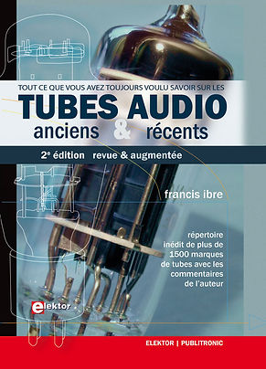 Livre "TUBES AUDIO" de Francis Ibre