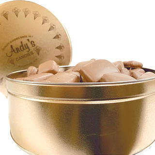 Milk or Dark Chocolate Sponge Candy - Collectible Gift Tin