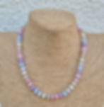 Thumbnail: Pastel Candy Necklace ~ SILVER 