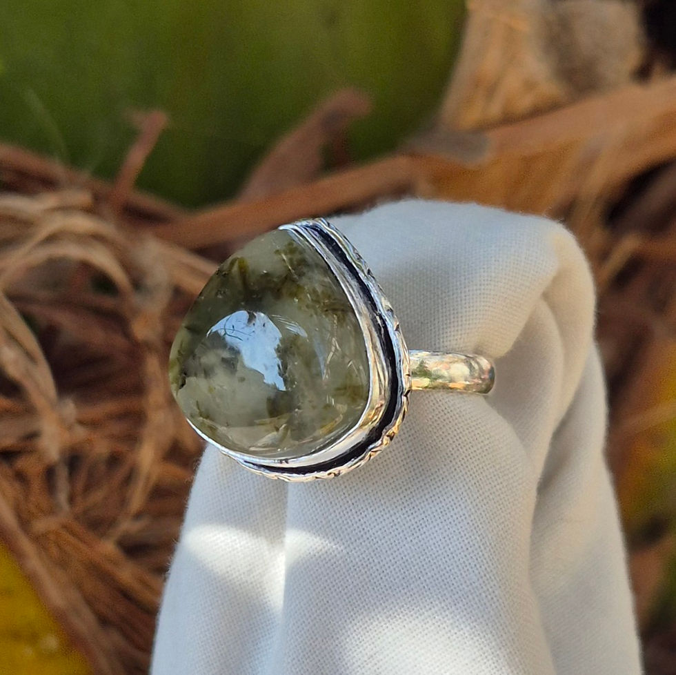 Thumbnail: Prehnite Ring Size Y