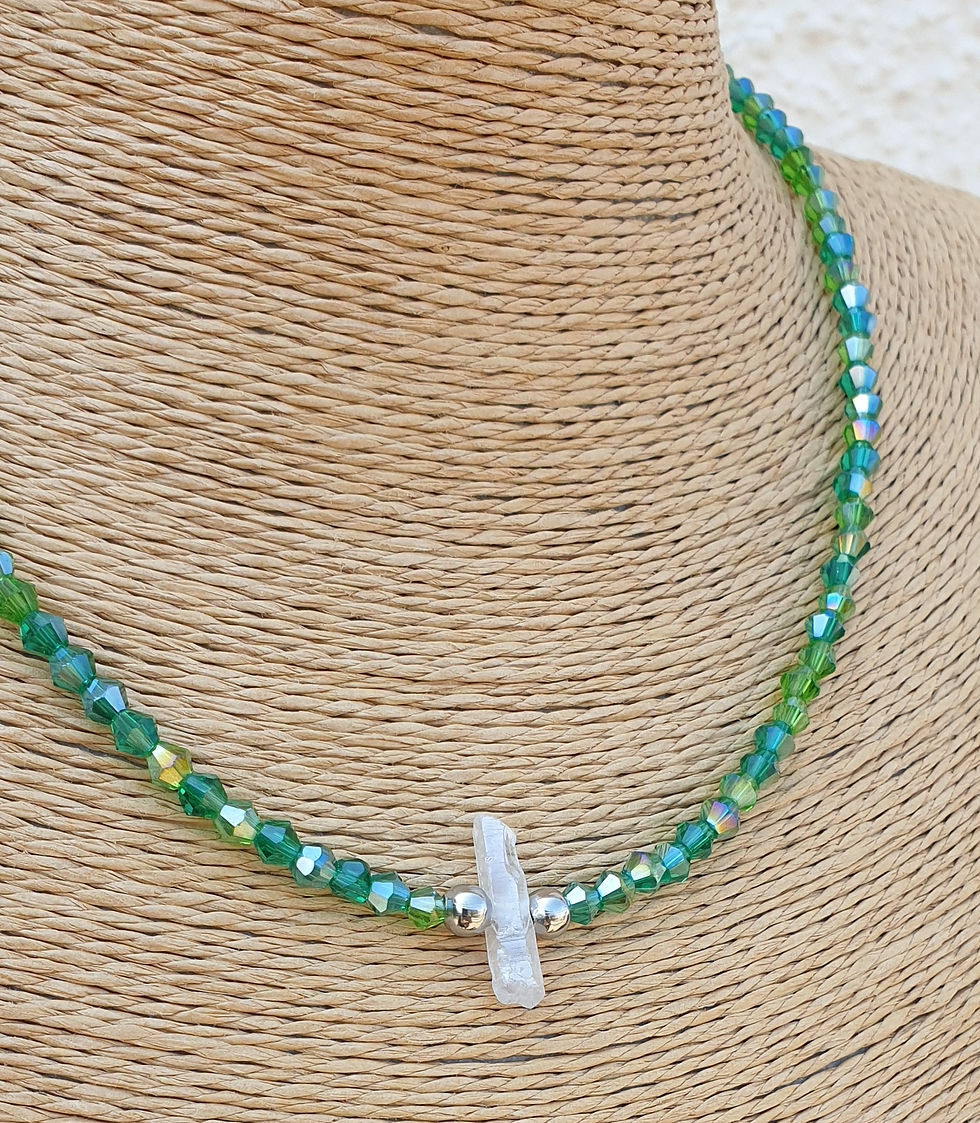 Thumbnail: Angel Aura Quartz necklace 