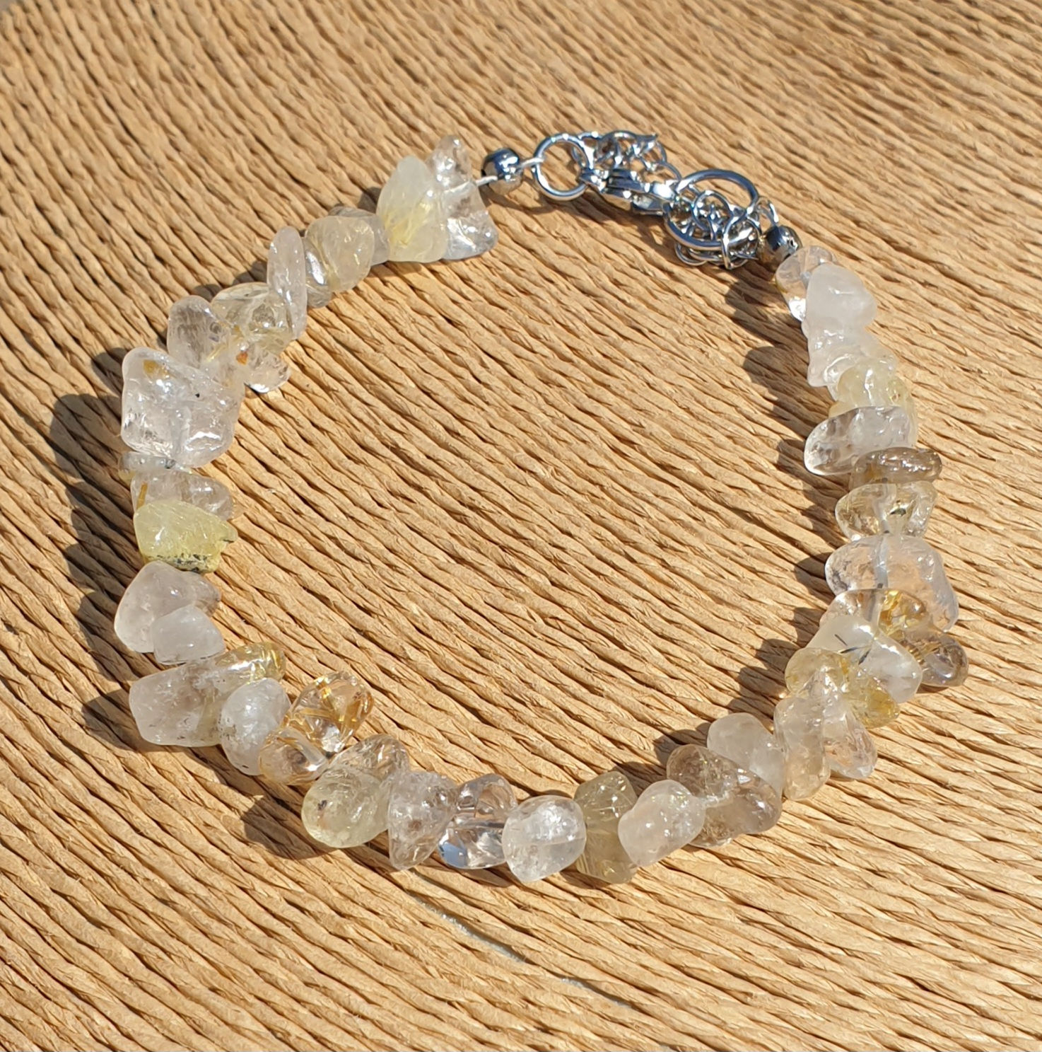 Rutilated Quartz Bracelet 