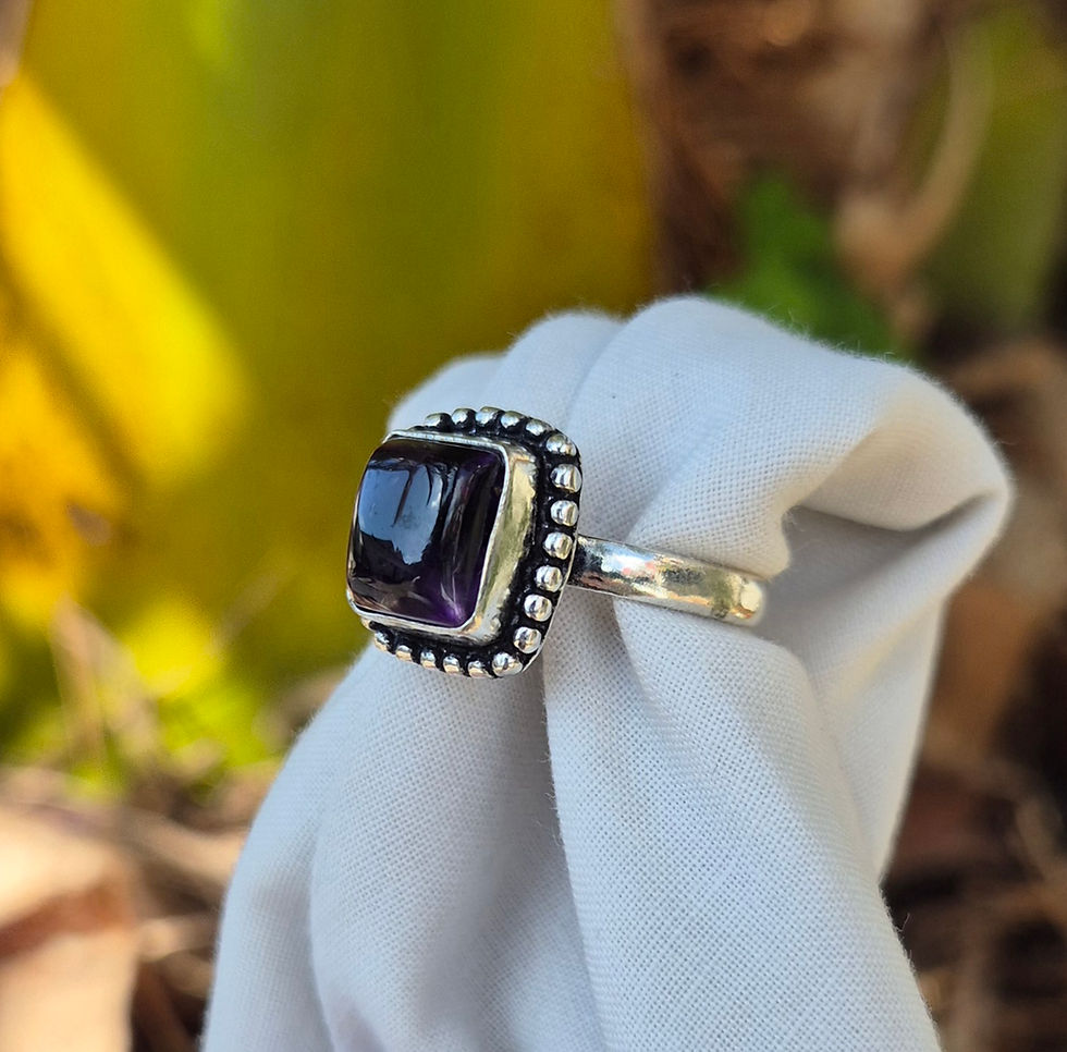 Thumbnail: Amethyst Ring Size T
