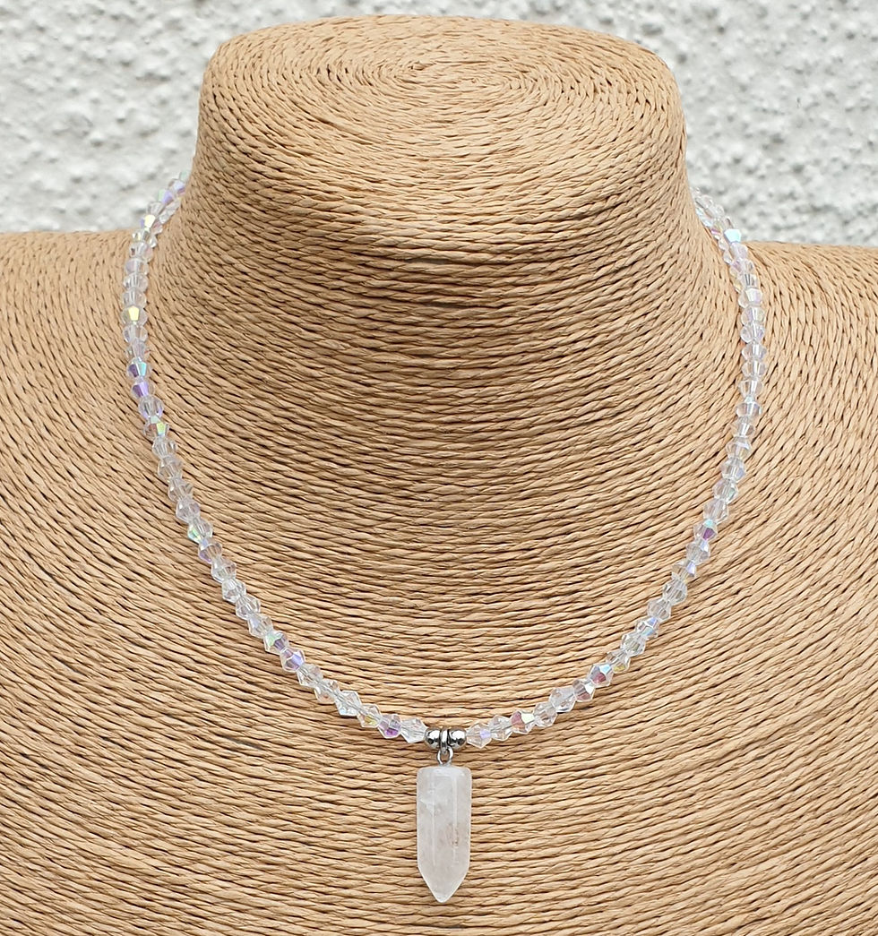 Thumbnail: Clear Quartz Point Necklace 