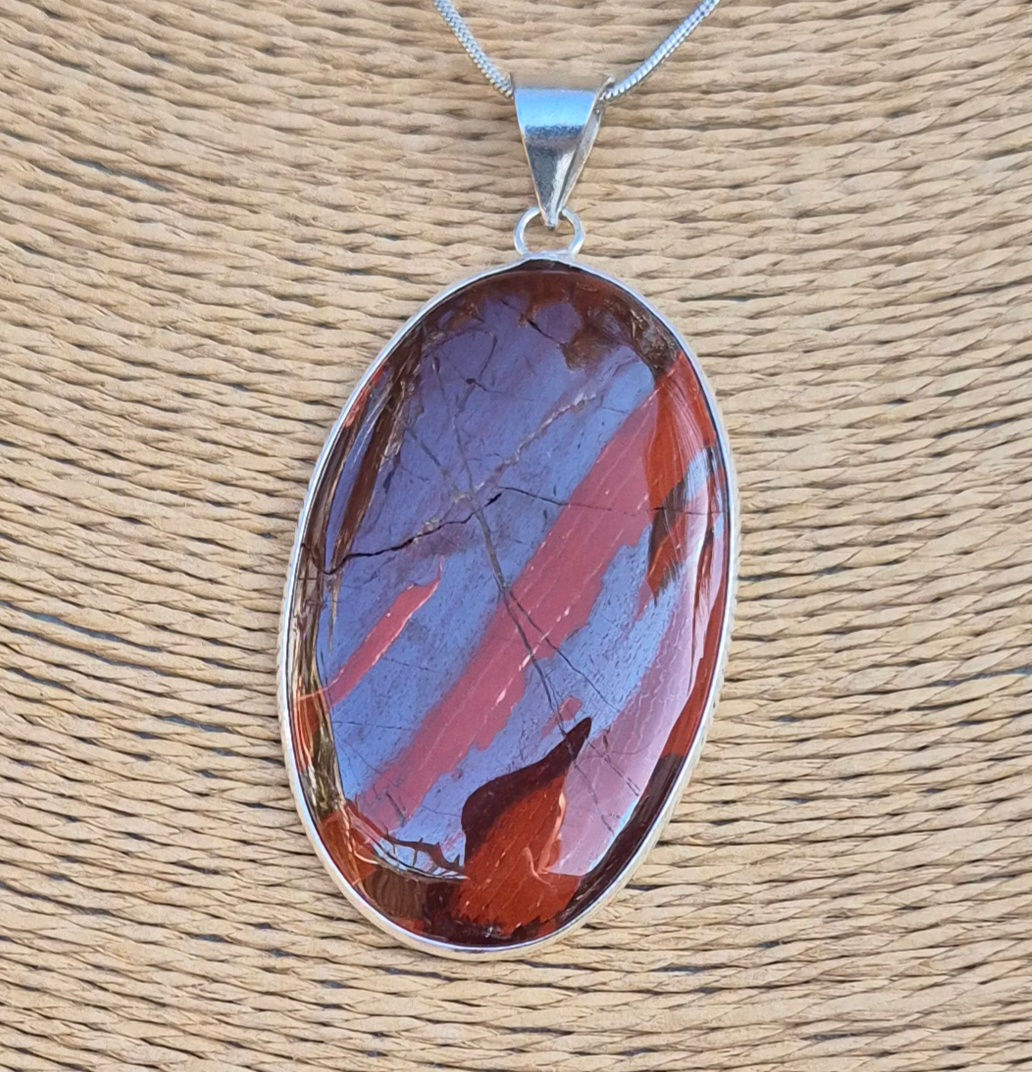 Red Tigers eye necklace *Extra Large