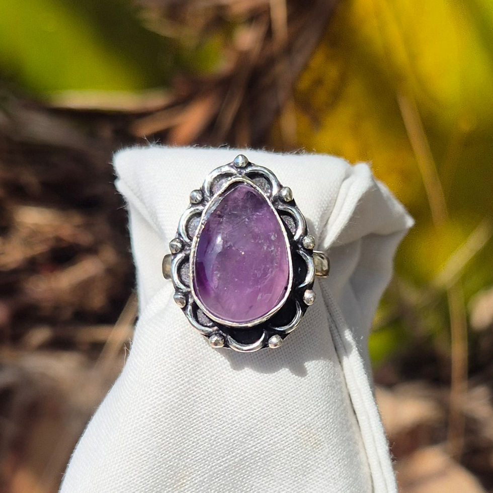 Thumbnail: Amethyst Ring Size P