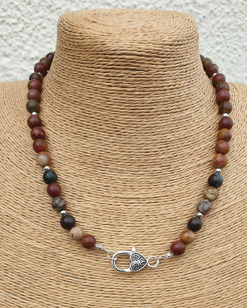 Thumbnail: Picasso Jasper necklace 