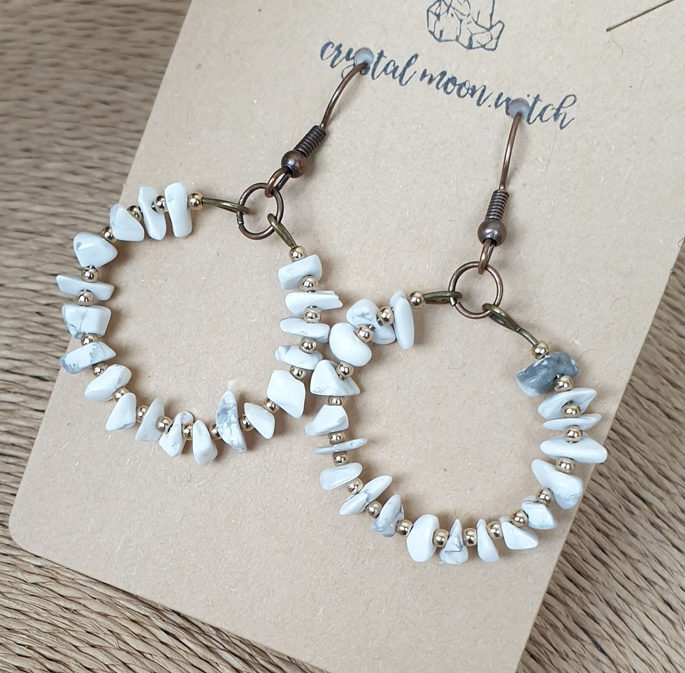 Thumbnail: Howlite earings 
