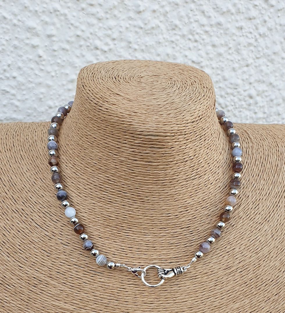 Thumbnail: Botswana Agate necklace 