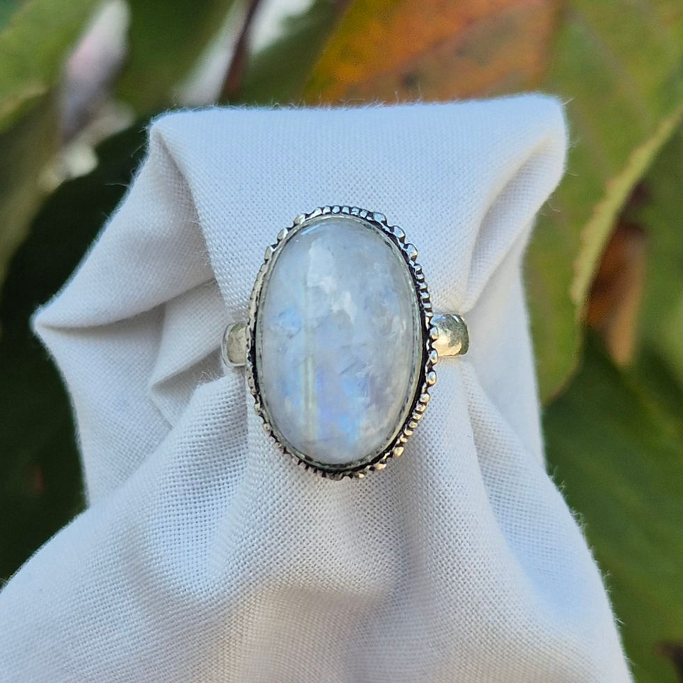 Thumbnail: Moonstone Ring Size L