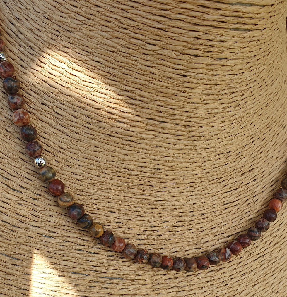 Thumbnail: Leopard Jasper necklace 