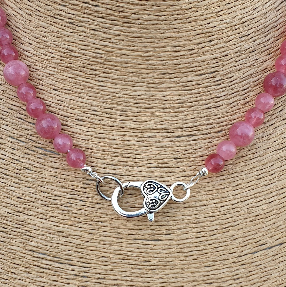 Thumbnail: Strawberry Quartz necklace 
