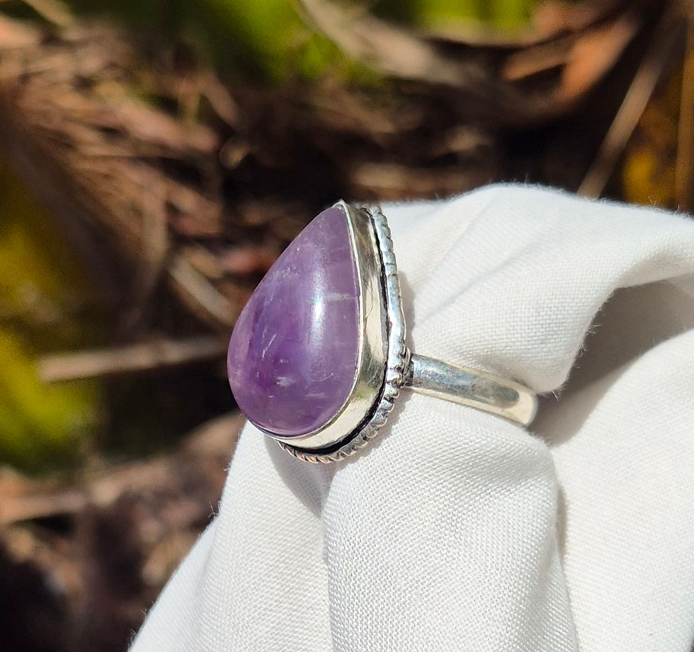 Thumbnail: Amethyst Ring Size U