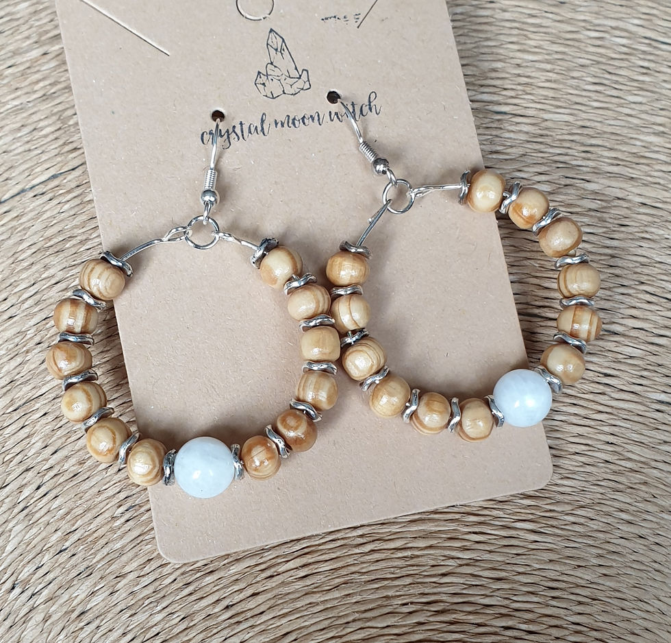 Thumbnail: Moonstone earings 