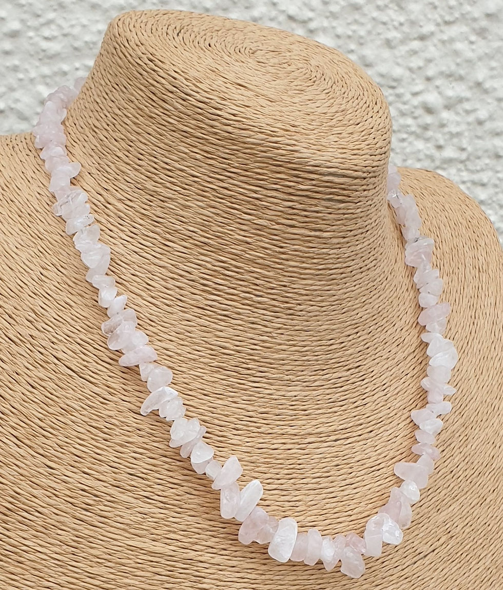 Thumbnail: Rose Quartz necklace 
