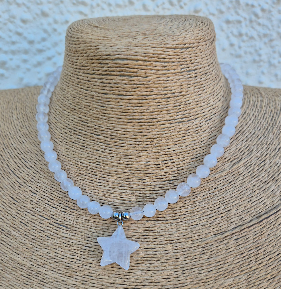 Thumbnail: Clear Quartz star Necklace 