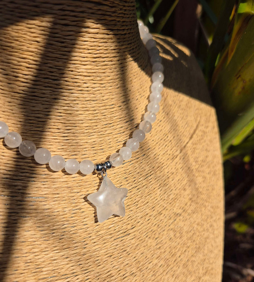 Thumbnail: Clear Quartz star Necklace 