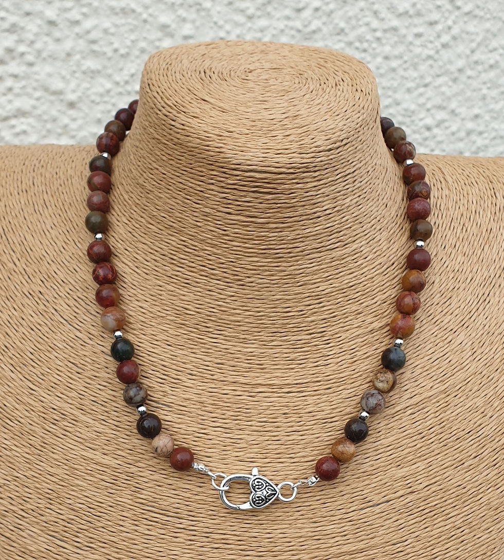 Thumbnail: Picasso Jasper necklace 