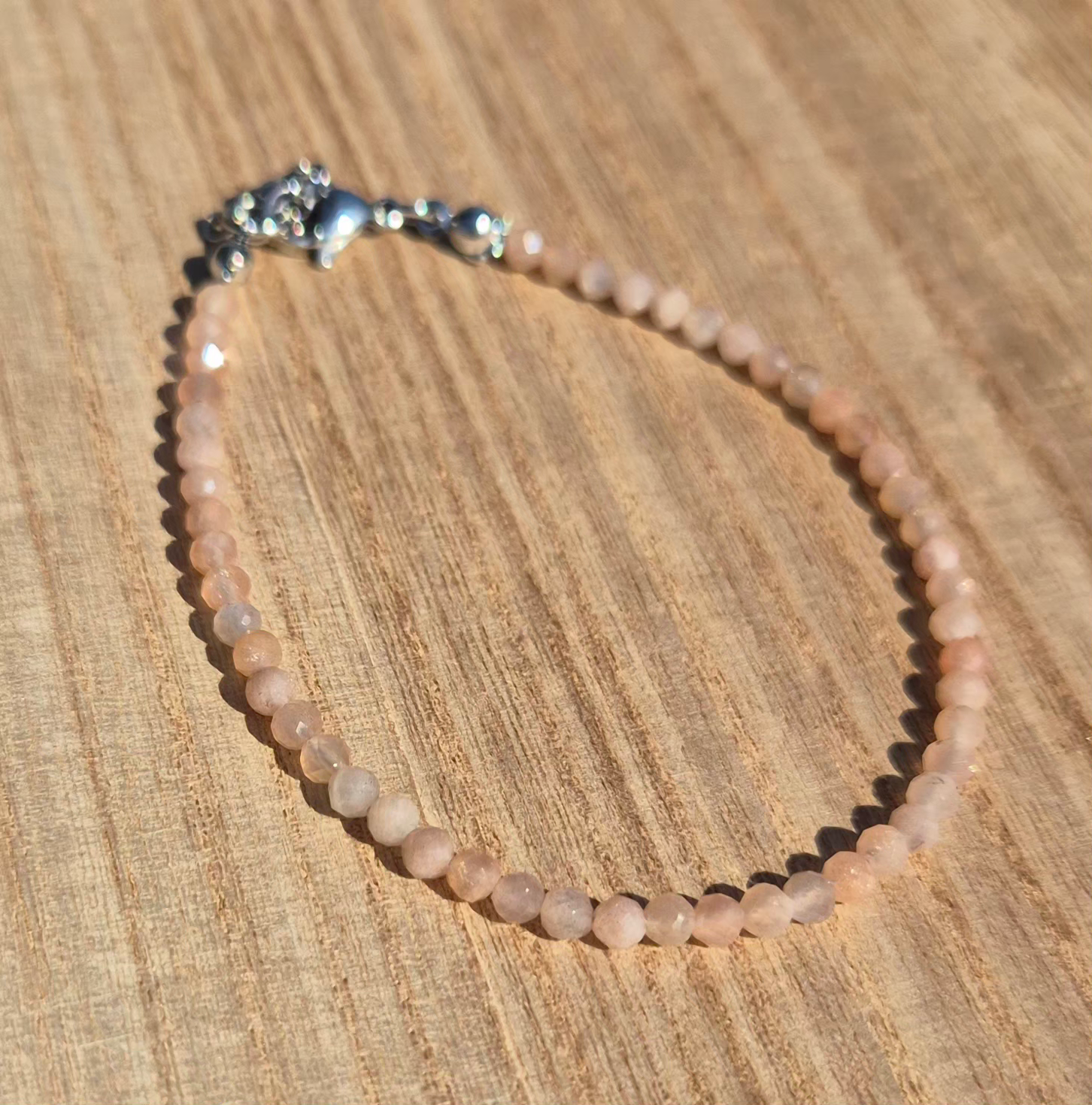 Sunstone Bracelet ~ SILVER 