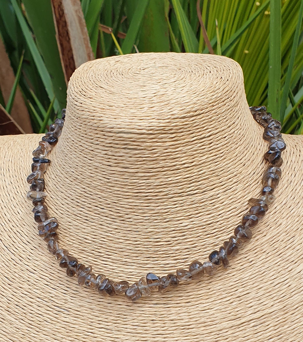 Thumbnail: Smoky Quartz necklace 