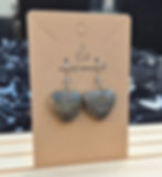Thumbnail: Rhodonite heart Earings 