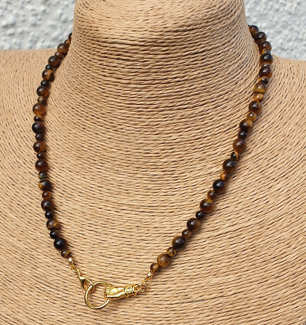 Thumbnail: Tigers eye necklace 