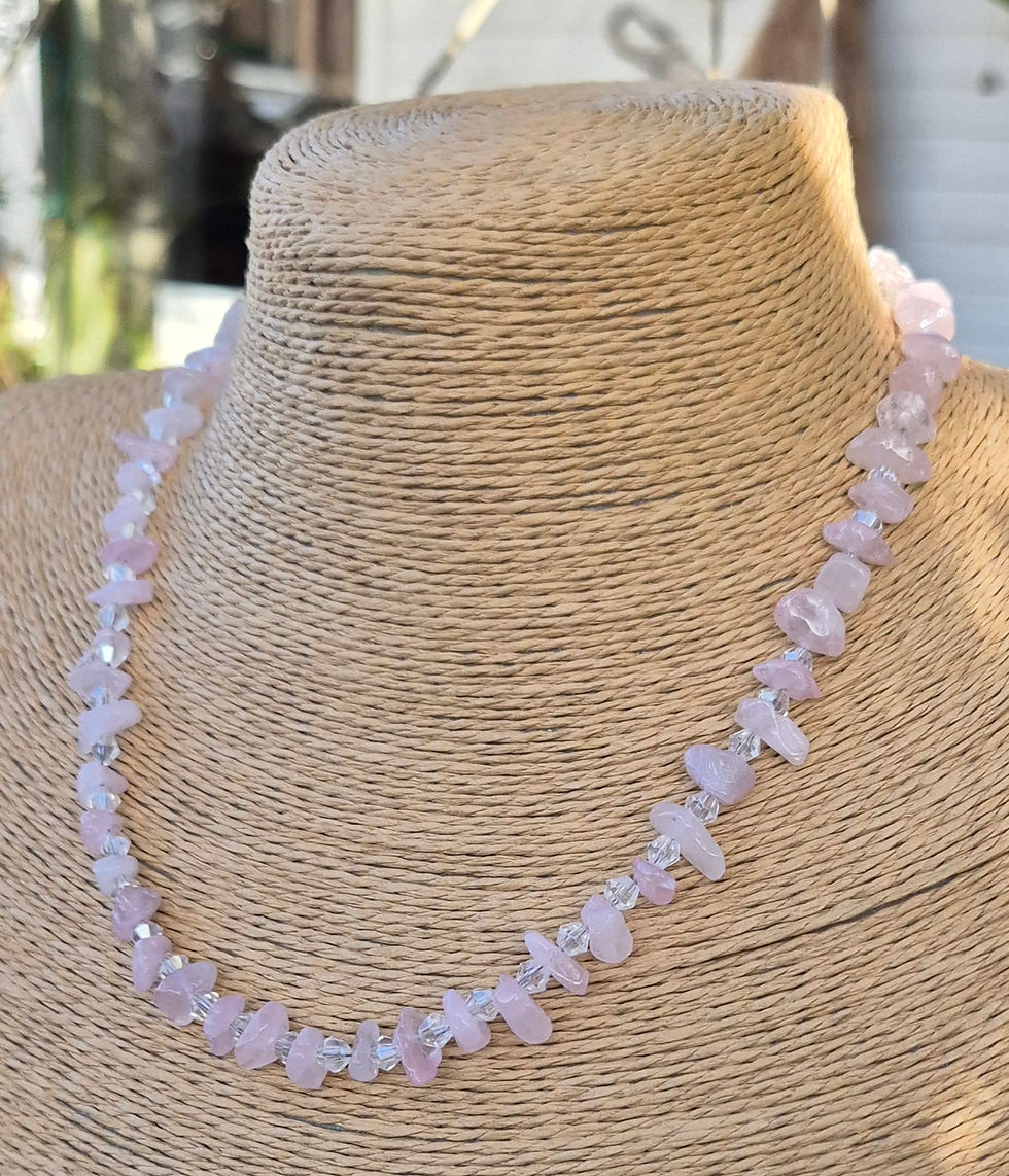 Thumbnail: Rose Quartz Necklace 