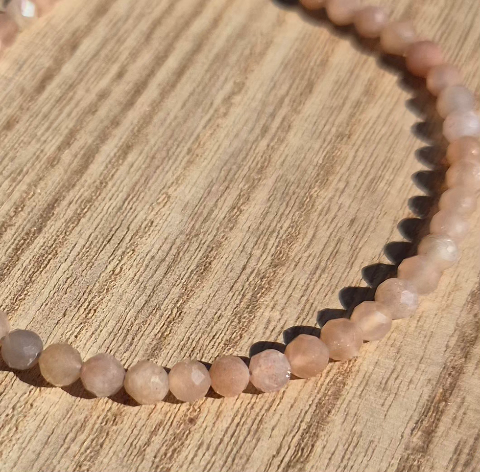 Thumbnail: Sunstone Bracelet ~ SILVER 