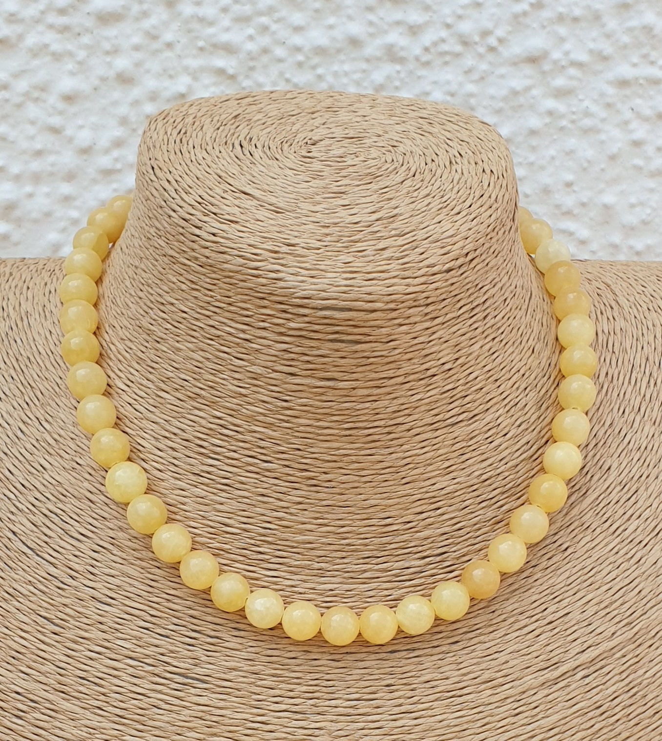 Yellow Jade necklace 