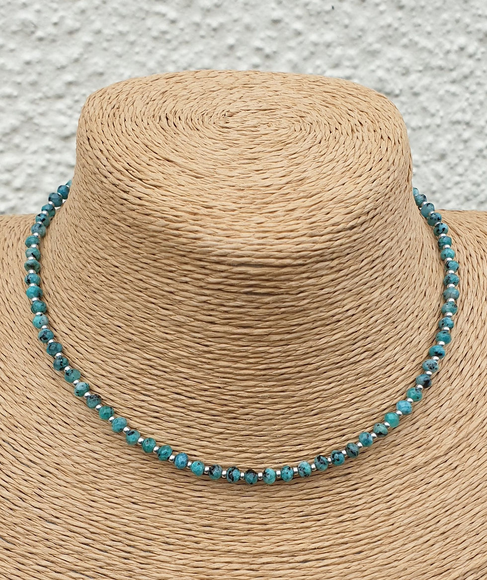 Thumbnail: Blue Ocean Jasper necklace 