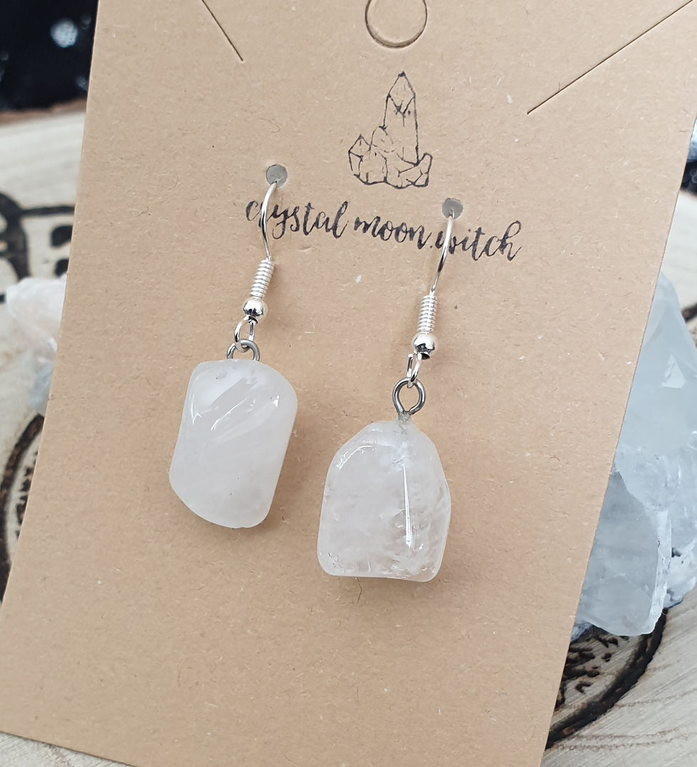 Thumbnail: Clear Quartz earings 