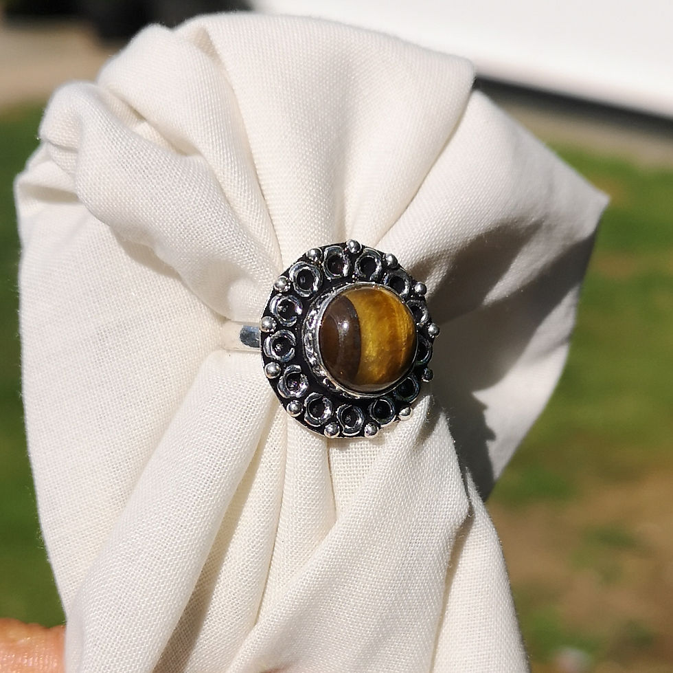 Thumbnail: Tigers eye ring size M