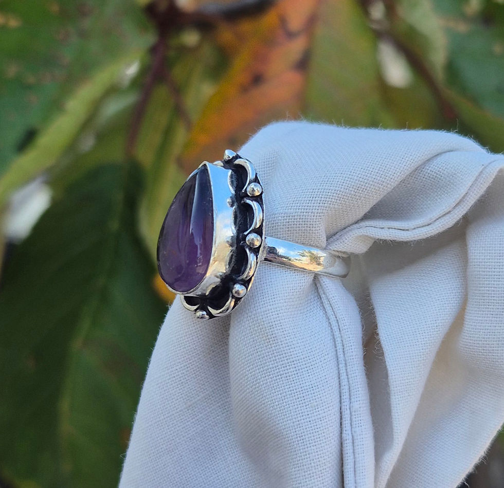 Thumbnail: Amethyst Ring Size N