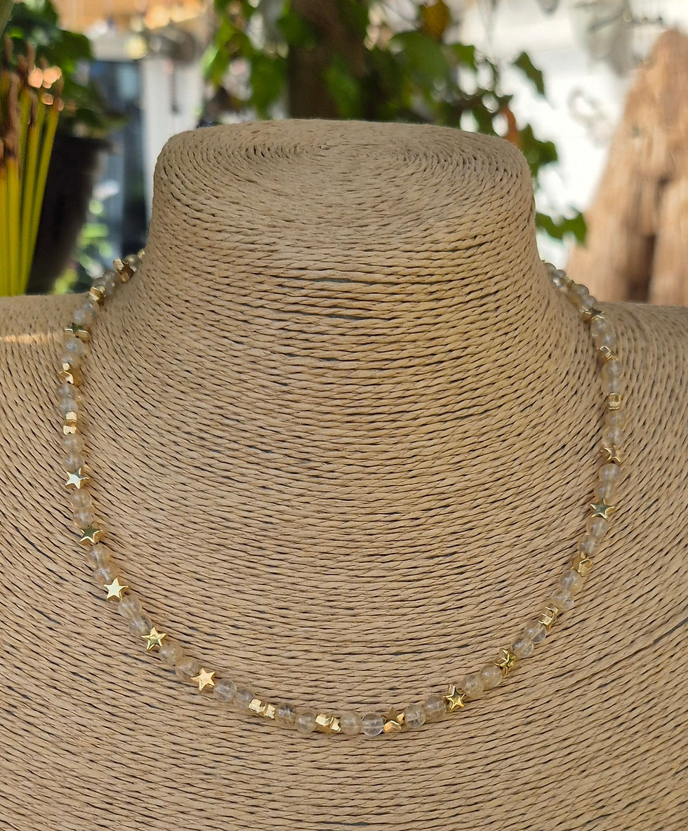 Thumbnail: Citrine Star Necklace 