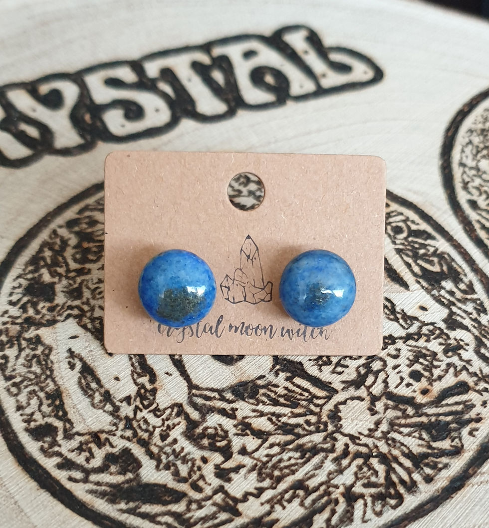 Thumbnail: Lapiz lazuli earings studs