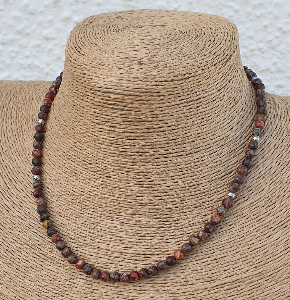 Thumbnail: Leopard Jasper necklace 