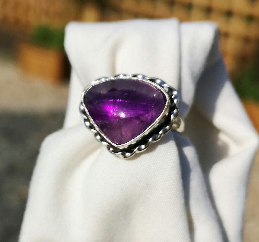 Thumbnail: Amethyst ring size O