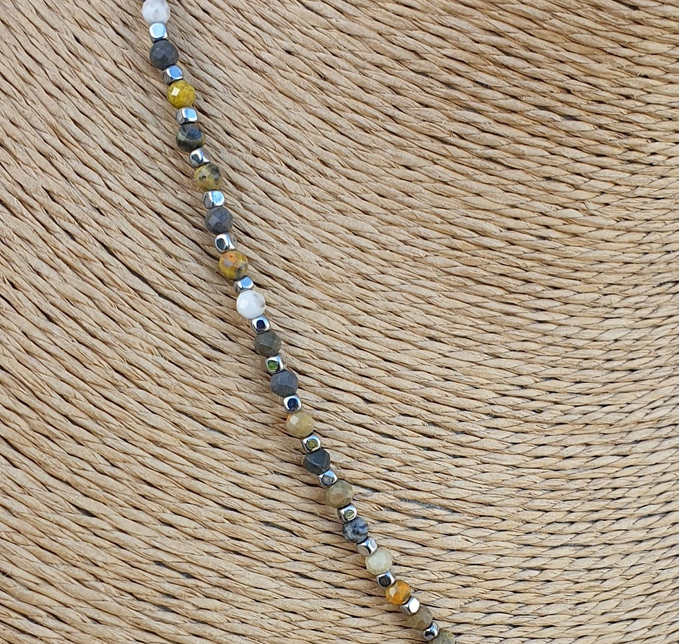 Thumbnail: Bumblebee Jasper necklace 