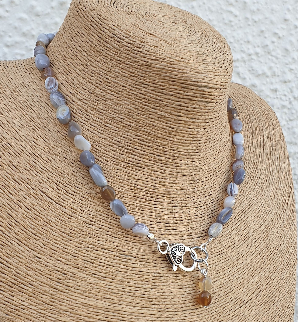 Thumbnail: Botswana Agate necklace 