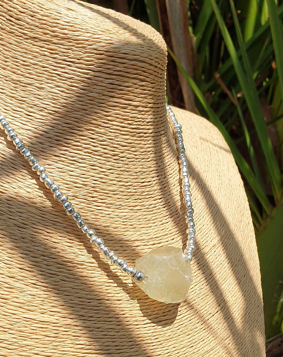 Thumbnail: Lemon Quartz necklace 