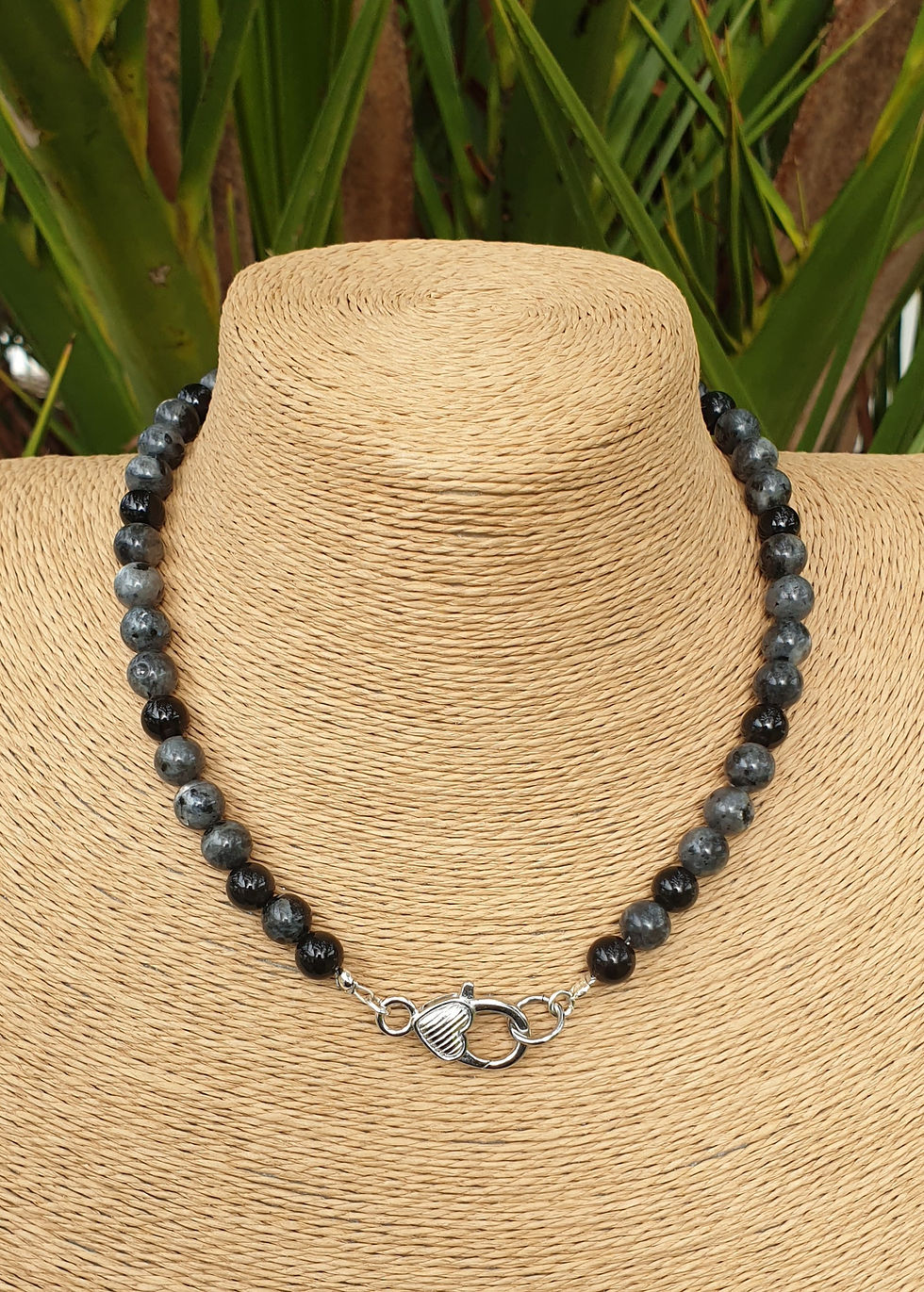 Thumbnail: Larvikite necklace 