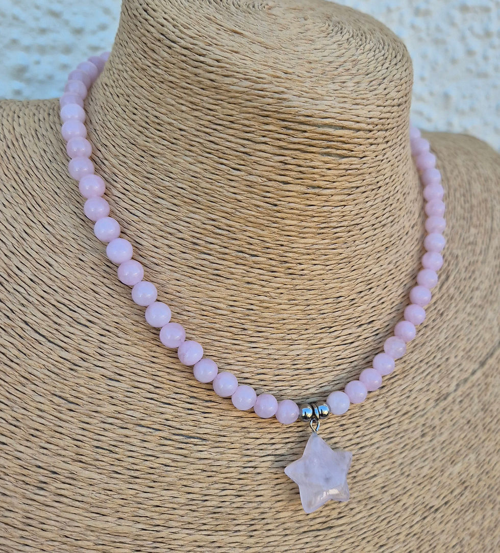 Thumbnail: Rose Quartz star Necklace 