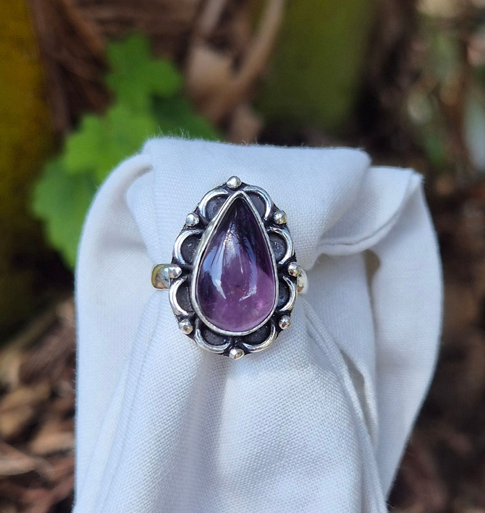 Thumbnail: Amethyst Ring Size N