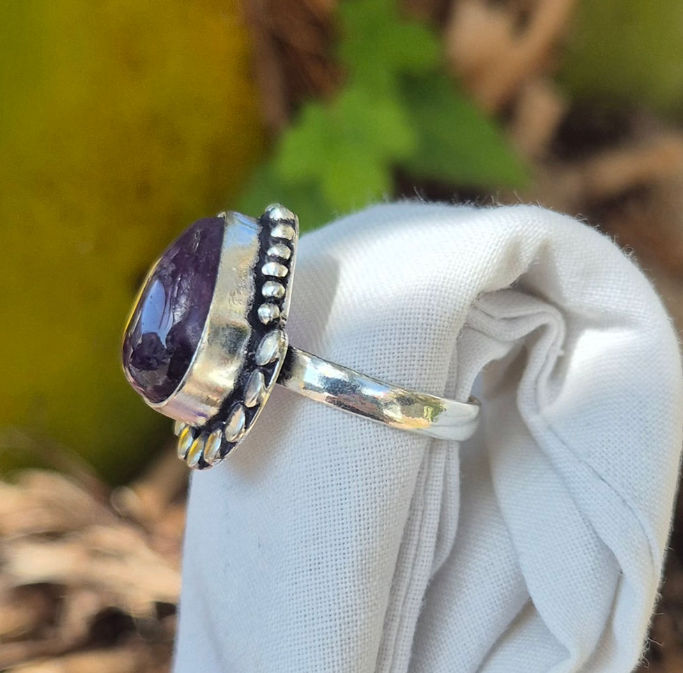 Thumbnail: Amethyst Ring Size P