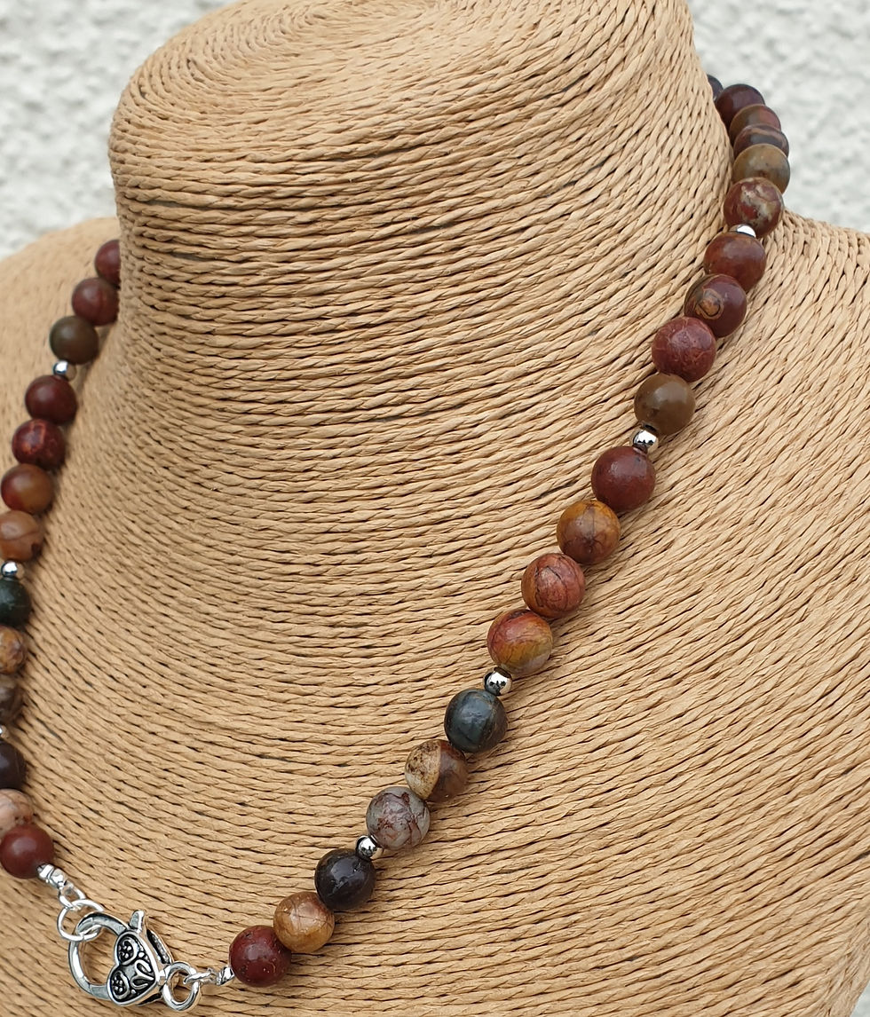 Thumbnail: Picasso Jasper necklace 