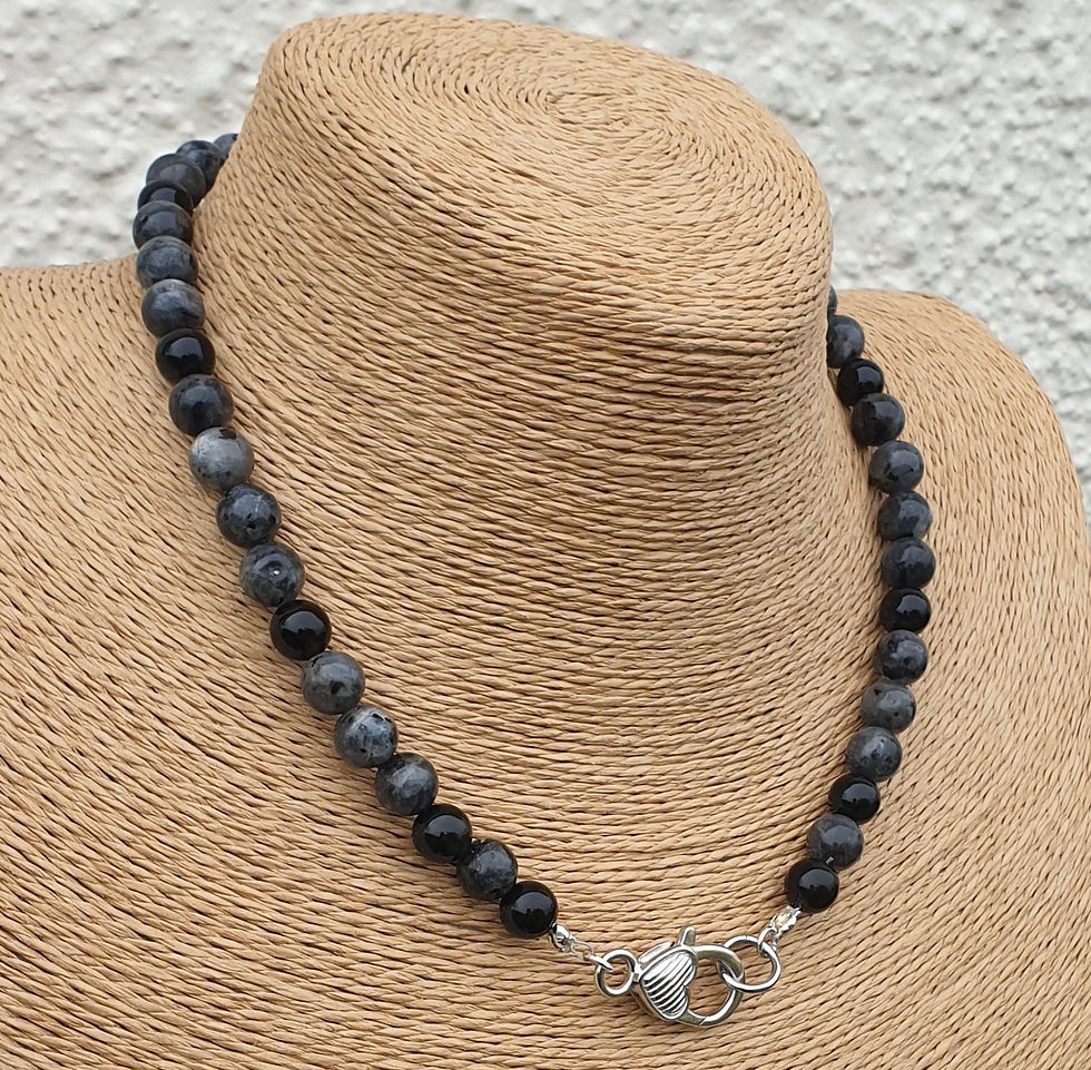 Thumbnail: Larvikite necklace 