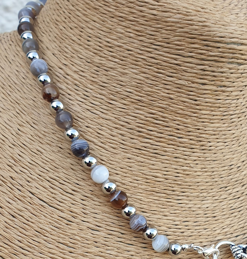 Thumbnail: Botswana Agate necklace 
