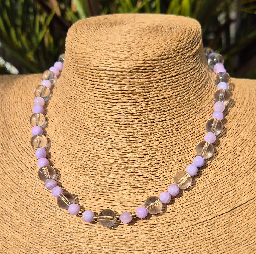 Thumbnail: Purple Angelite Necklace 