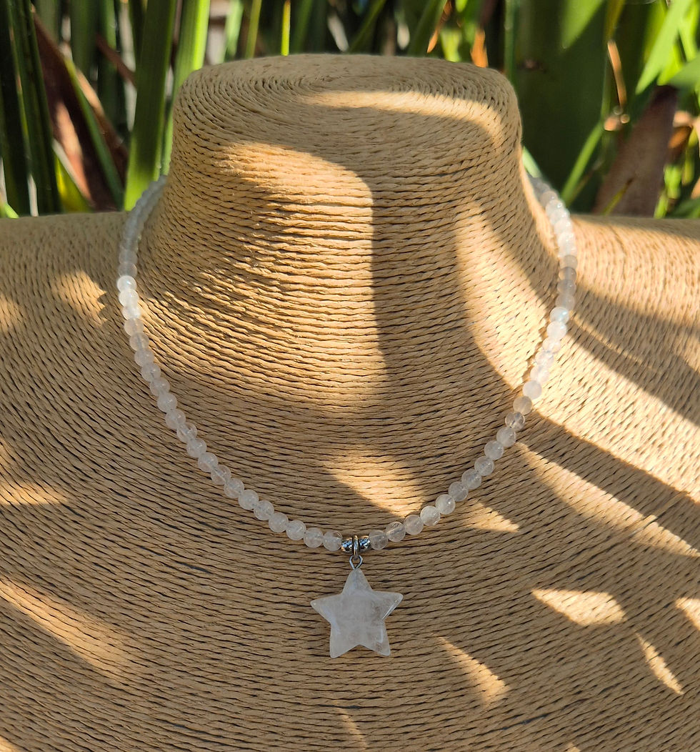 Thumbnail: Clear Quartz star Necklace 