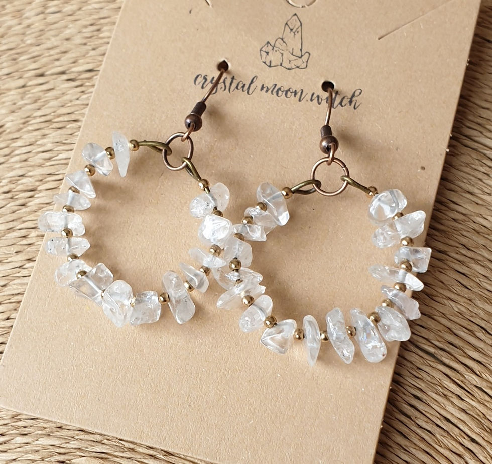 Thumbnail: Clear Quartz earings 